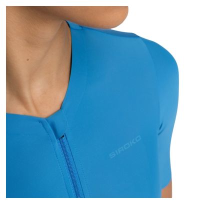 Maillot vélo ultraléger femme Cyclisme SRX Vanguard Bleu
