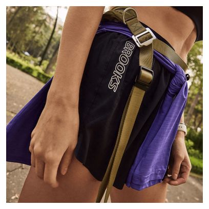 Short Brooks Cascadia Noir Femme