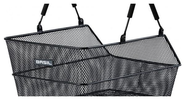 BASIL Panier À Vélo Cento Mik 46 X 33 X 26 Cm - Noir