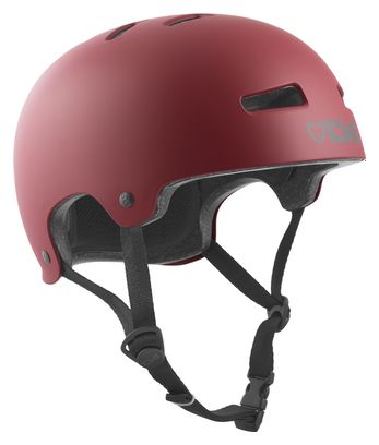 TSG Evolution Solid Color Helm Satin Oxblood