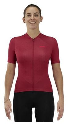 Maillot Manches Courtes Mavic Sequence Femme Bordeaux XS