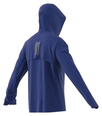 adidas running Marathon waterdichte jas Blauw Heren