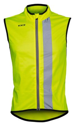 Wowow Maverick Reflective Sleeveless Jacket Fluorescent Yellow