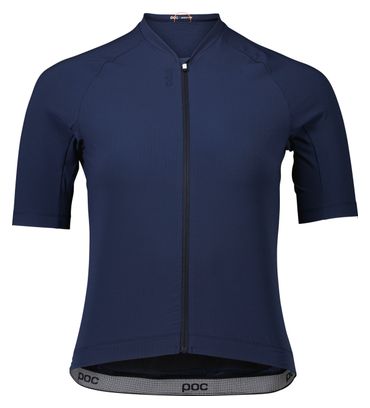 Poc Raceday Turmaline Women's Short Sleeve Jersey Navy Blue