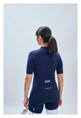 Poc Raceday Turmaline Women's Short Sleeve Jersey Navy Blue