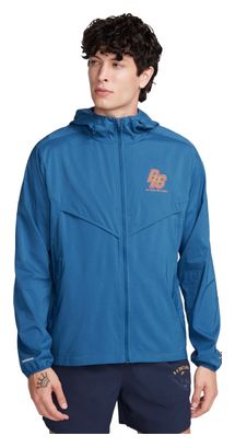 Chaqueta Cortavientos Nike Windrunner BRS Azul Naranja