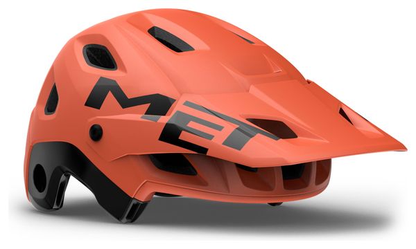 Casco con mentonera desmontable Met Parachute MCR Mips Naranja/Negro