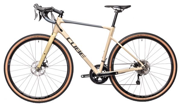 Cube Nuroad Pro Gravel Bike Shimano Tiagra 10S 700 mm Desert Beige 2021