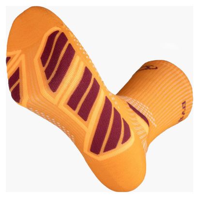 Chaussettes BV Sport Trail Ultra High Orange/Bordeaux 