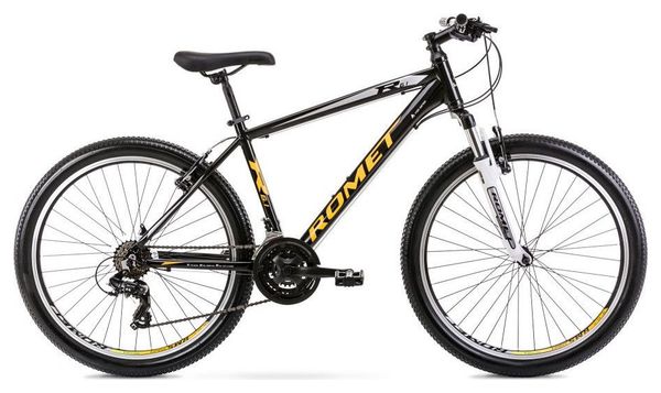 Vélo VTT 26 - ROMET - Rambler R6.1 - NOIR/JAUNE