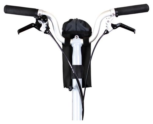 Restrap City Stem Bag for Folding Bike Black