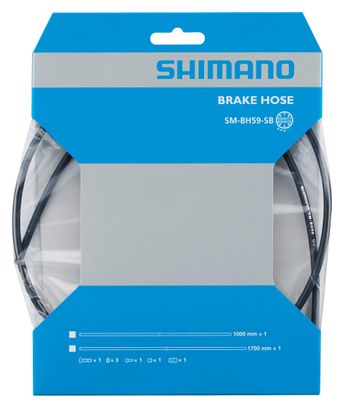 Brake Hose Shimano SM-BH59 Banjo-Right 1700mm Black