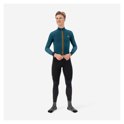 Maillot Manches Longues Velo Rogelli Distance Homme Bleu