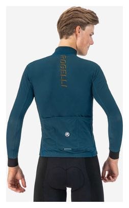 Maillot Manches Longues Velo Rogelli Distance Homme Bleu