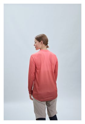 Women's Long Sleeve Jersey Poc Essential MTB Lite Gradient Coral