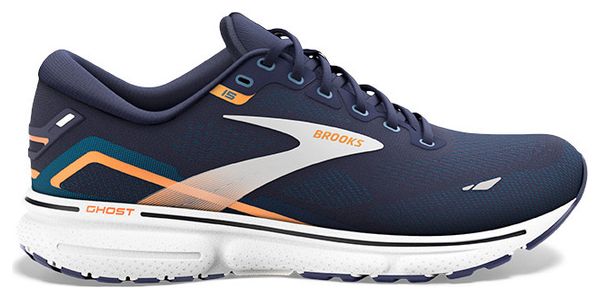 Brooks Ghost 15 Hardloopschoenen Blauw Oranje 44,1/2