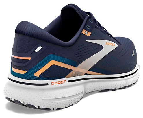 Brooks Ghost 15 Hardloopschoenen Blauw Oranje 44,1/2