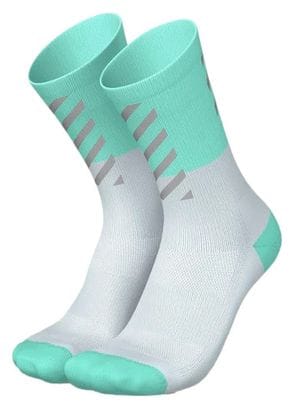 Incylence High-Viz V2 Running Socks Fluo Blue/White