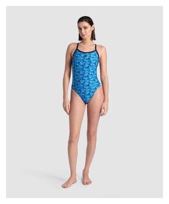 Maillot de Bain Femme Arena Pooltiles Bleu