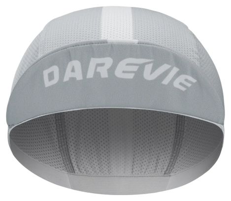 Casquette Darevie Cyclisme Ventilée Légère Respirante Grise et Blanche