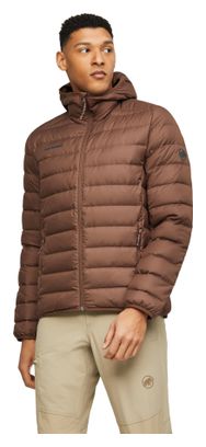 Chaqueta acolchada Mammut Waymarker IN con capucha, marrón, para hombre