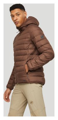 Chaqueta acolchada Mammut Waymarker IN con capucha, marrón, para hombre
