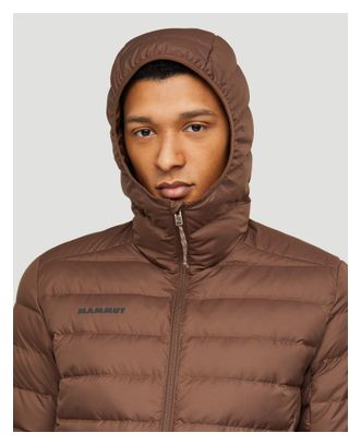 Chaqueta acolchada Mammut Waymarker IN con capucha, marrón, para hombre