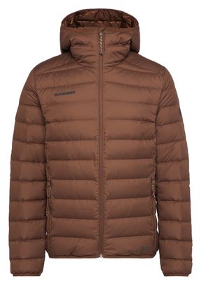 Chaqueta acolchada Mammut Waymarker IN con capucha, marrón, para hombre