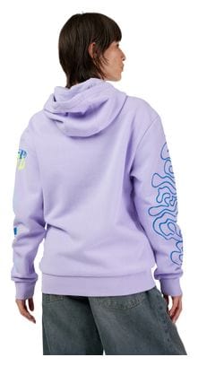 Fox Hello Future Damen Kapuzenpullover Violett