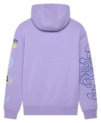 Fox Hello Future Damen Kapuzenpullover Violett