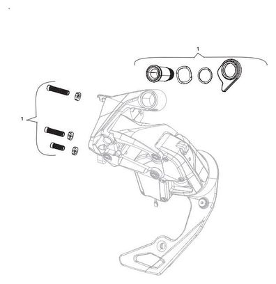Kit bulloni cambio Sram RED E-Tap AXS
