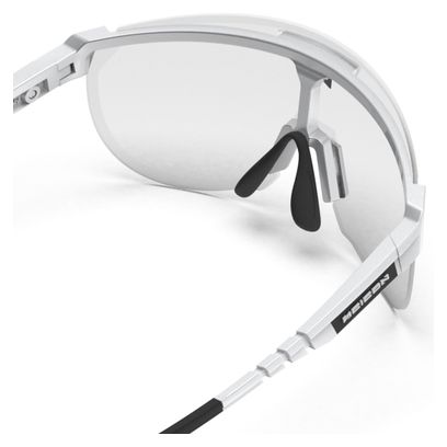 Lunettes Aerotrail Blanc Brillant / Photochromique Argent Scicon Sports