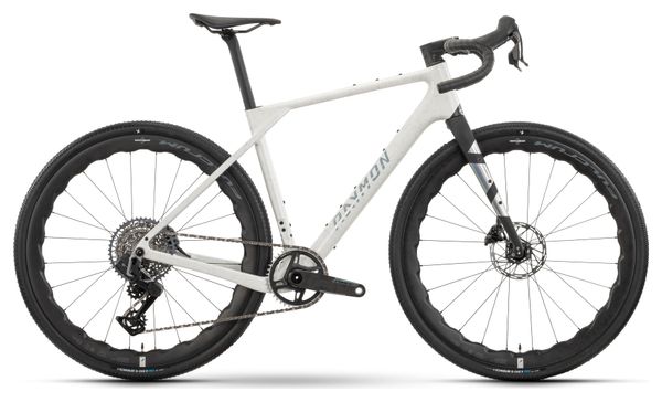 Bicicletta da ghiaia Raymon Soreno Ultimate Sram Force XPLR AXS 13V 700 mm Bianco 2026