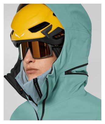 Veste Impermeable Salewa Ortles Gore-Tex 3L Vert Femme