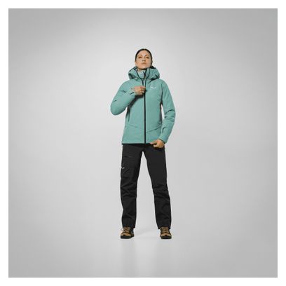 Veste Impermeable Salewa Ortles Gore-Tex 3L Vert Femme