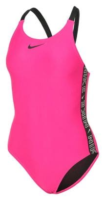 Einteiliger Badeanzug Women Nike Swim Fastback Pink