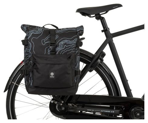 Agu H2O Roll-Top II Single Bike Bag Urban Black
