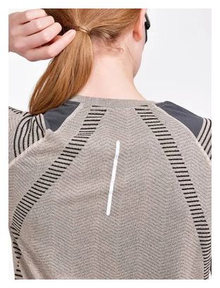 Dames Craft Pro Trail Korte Mouw Jersey Beige Roze