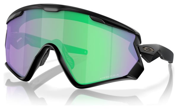 Oakley Wind Jacket 2.0 Mat Zwart/ Prizm Road Jade/ Ref: OO9418-2845