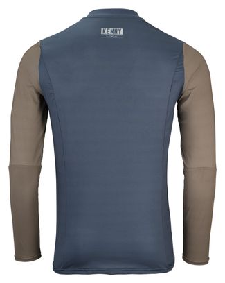 Kenny Charger Langarmtrikot Blau/Khaki