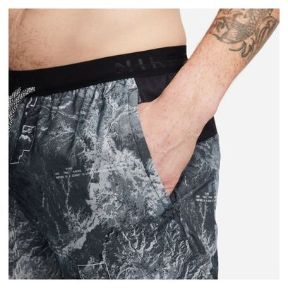 Nike Dri-Fit <strong>Trail Stride Shorts 7in</strong> Gris
