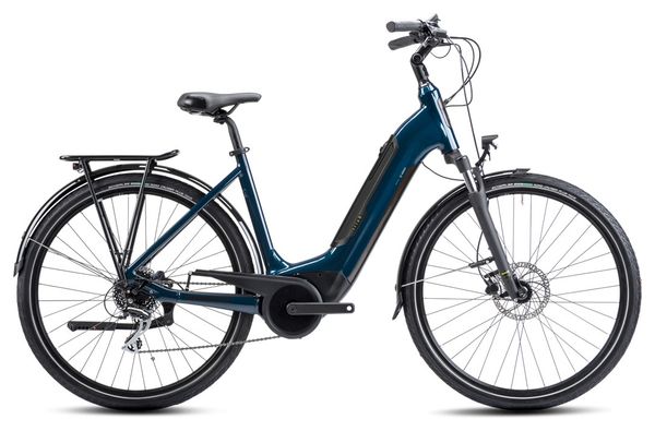 Producto renovado - Winora Tria 8 Wave Shimano Altus/Acera 8V 400 Wh 700 mm Azul Deepsea 2023 Bicicleta eléctrica urbana