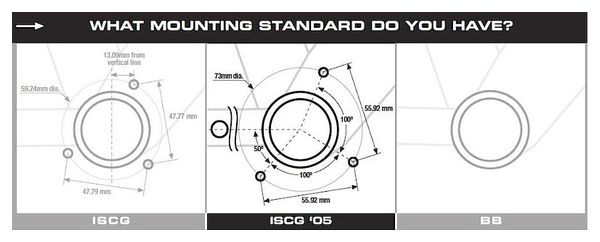 Guide-Chaîne Haut Wolf Tooth GnarWolf Chainguide ISCG 05 Mount Noir