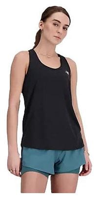 Camiseta de tirantes New Balance Athletics para mujer Negra