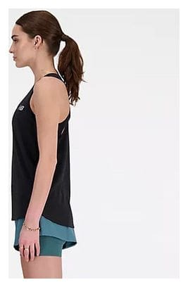 Camiseta de tirantes New Balance Athletics para mujer Negra