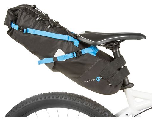 M Wave Rough Ride L 11L Saddle Bag Black / Blue