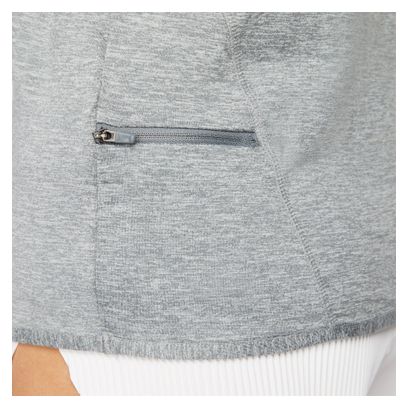 Haut 1/4 zip Nike Swift UV Gris Femme