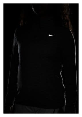 Haut 1/4 zip Nike Swift UV Gris Femme