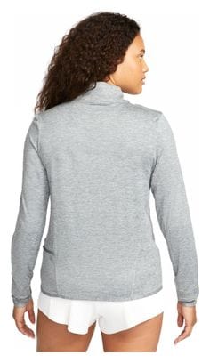 Haut 1/4 zip Nike Swift UV Gris Femme