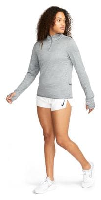 Haut 1/4 zip Nike Swift UV Gris Femme